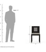 Rask Wood Wooden Dining Table 4 Seater with Chairs - Image 6