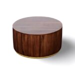 Wooden Center Coffee Table for Living Room - Image 2
