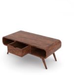 Wooden Center Coffee Table for Living Room - Image 2