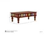 Solid Wood Coffee Table for Living Room - Image 4