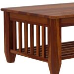Solid Wood Center Coffee Table for Living Room - Image 4