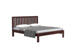 Rask Wood Solid Wood King Size Double Bed Without Storage for Home Bedroom - Image 5