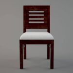 Rask Wood Solid Sheesham Wood Dining Table 6 Seater - Image 5