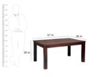 Rask Wood Wooden Six Seater Dining Set for Dining Room - Image 3