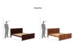 Rask Wood Wooden King Size Bed with Storage for Bedroom - Image 3