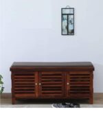 Solid Wood Shoe Rack for Living Room |