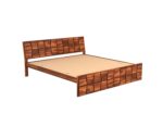 Rask Wood Wooden King Size Bed Without Storage for Bedroom - Image 6