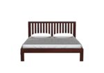 Rask Wood Solid Wood King Size Double Bed Without Storage for Home Bedroom - Image 4