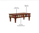 Solid Wood Coffee Table for Living Room - Image 2