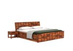 Rask Wood Solid Wood King Size Bed for Bedroom - Image 4