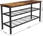 Entryway Shoe Rack with Wooden Shelf - Image 6