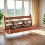 Solid Wood 2 Seater Swing Jhula Spar for Living Room |
