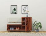 Solid Wood Shoe Rack for Living Room | - Image 8