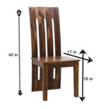 Rask Wood Wooden Six Seater Dining Set for Dining Room - Image 4