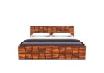 Rask Wood Wooden King Size Bed Without Storage for Bedroom - Image 5
