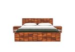 Rask Wood Solid Wood King Size Bed for Bedroom - Image 2