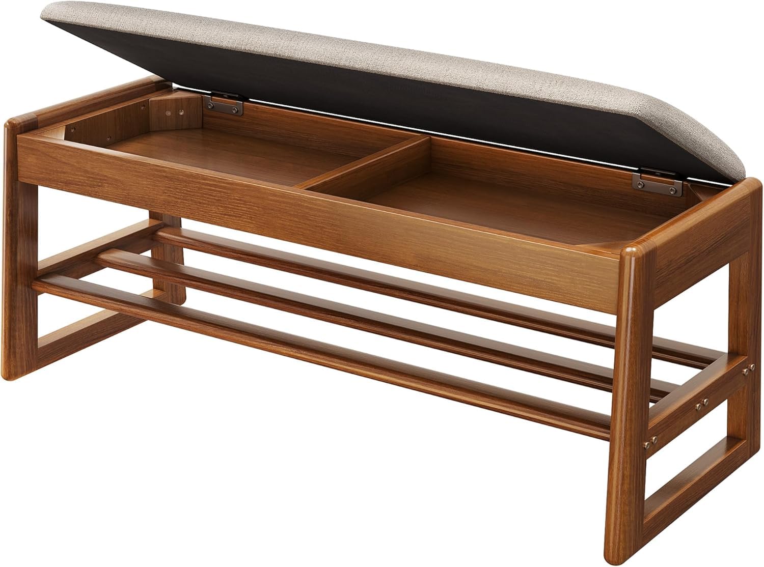 7149L42OTkL._SL1500_ Shoe Rack Bench with Hidden Storage - Image 1