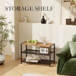 3-Tier Shoe Rack with Wooden Top - Image 2