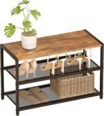3-Tier Shoe Rack with Wooden Top